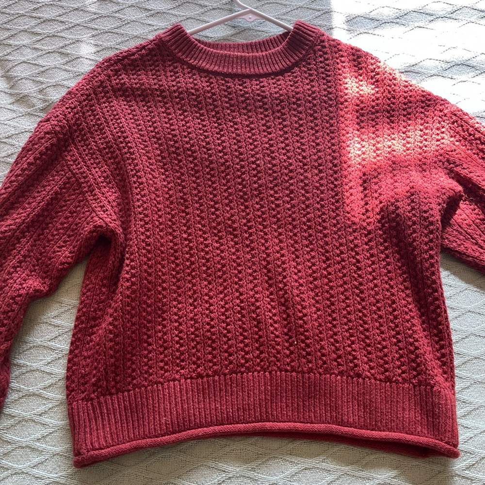 Orange sweater